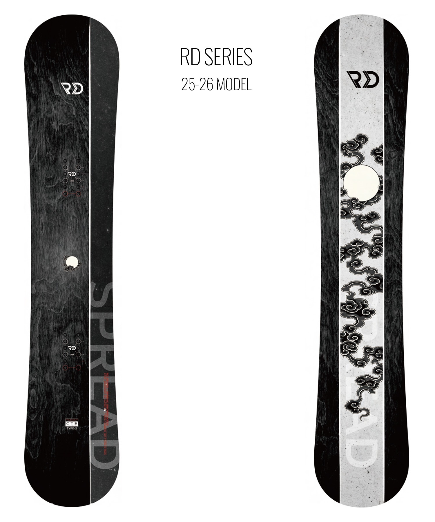 2526】SPREAD スプレッド スノーボード 板 メンズ RD SERIES ムラサキ