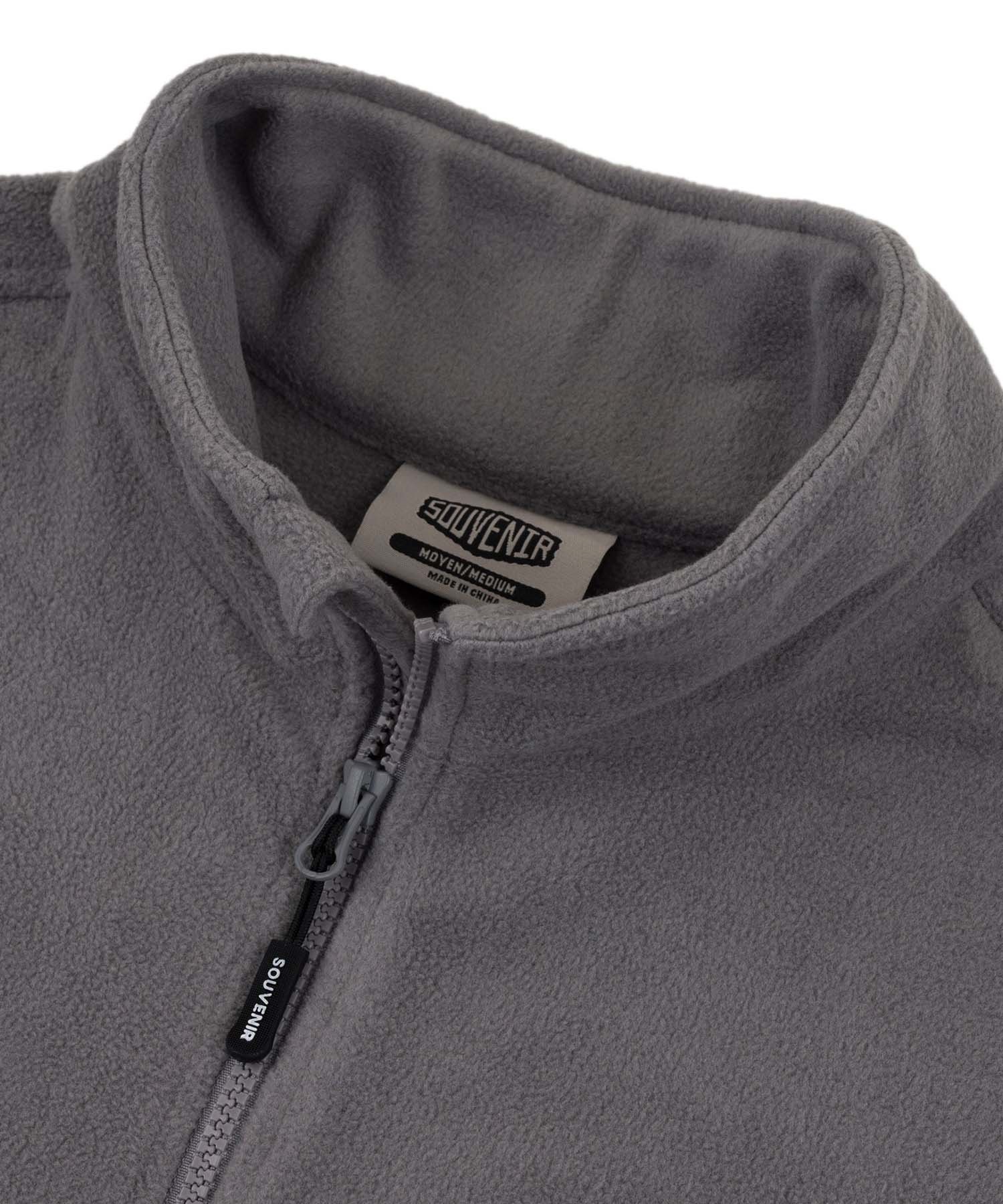 SOUVENIR スーベニア TECH FLEECE ZIP UP スノーボード インナーウェア ユニセックス ムラサキスポーツ 25-26モデル MM E30 【2526】(CGRY-XS)