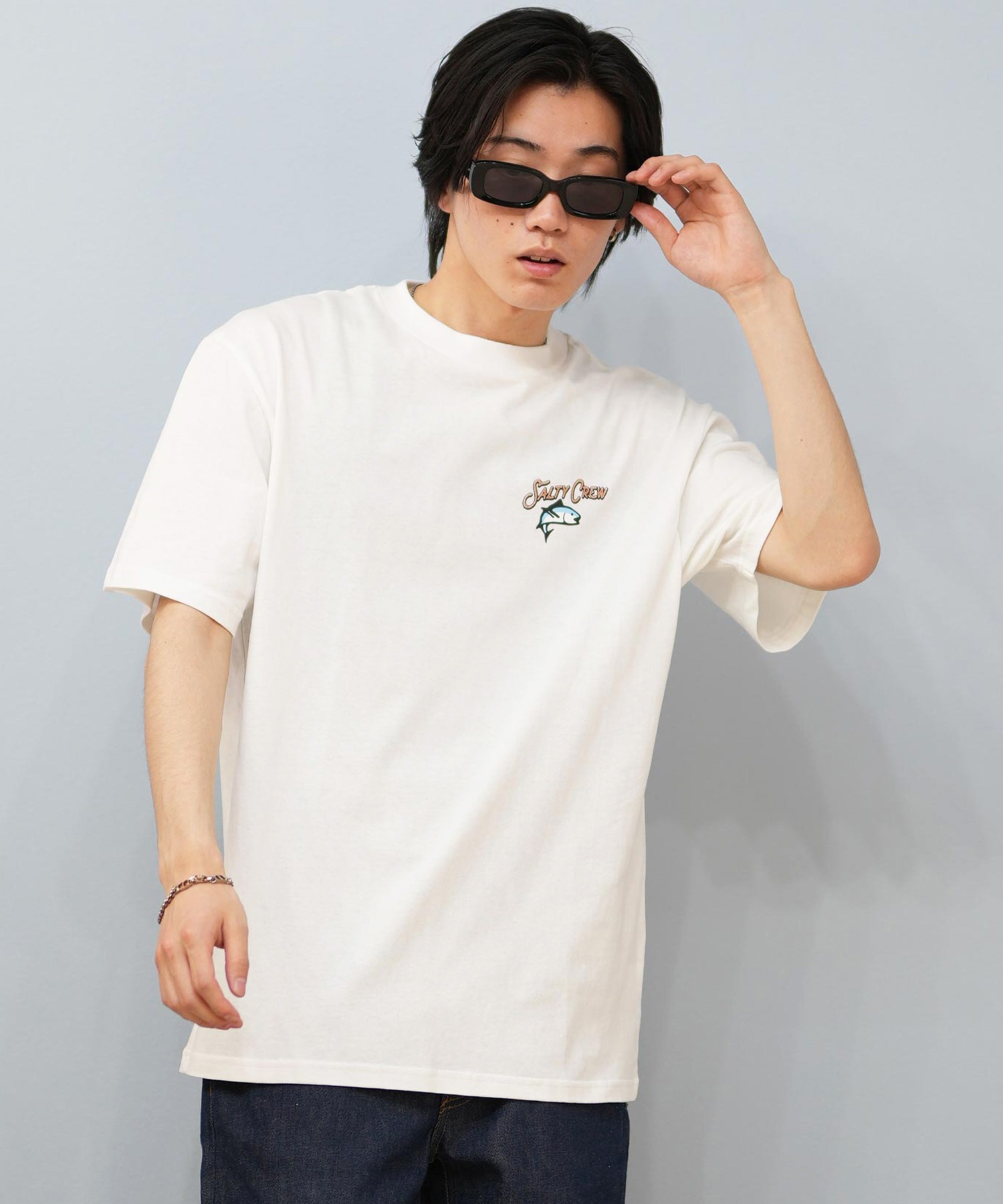トワエモワ（Tシャツ.サングラス） SALTY CREW ソルティークルー 半袖 Tシャツ メンズ バックプリント 55
