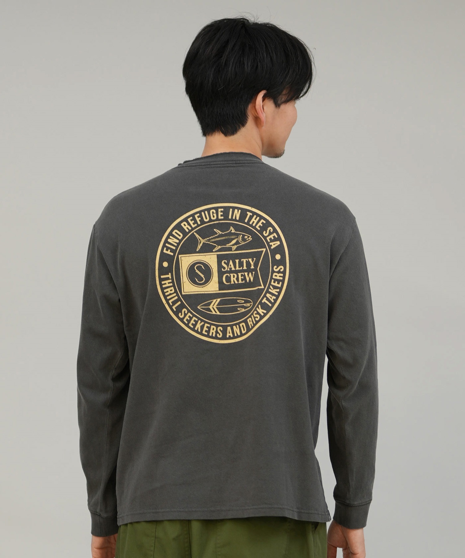 SALTY CREW ソルティークルー 長袖 Tシャツ ロンT メンズ ヘンリー 