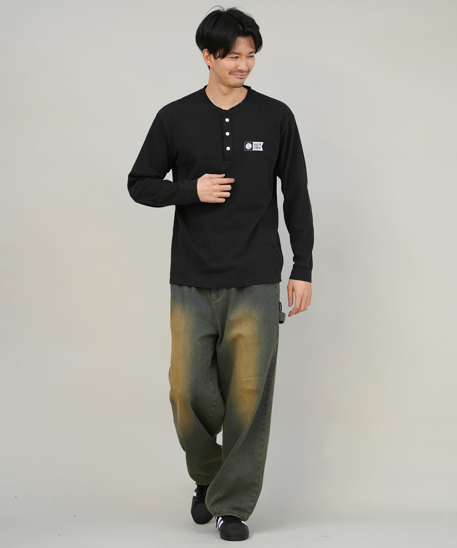 SALTY CREW ソルティークルー 長袖 Tシャツ ロンT メンズ ヘンリー