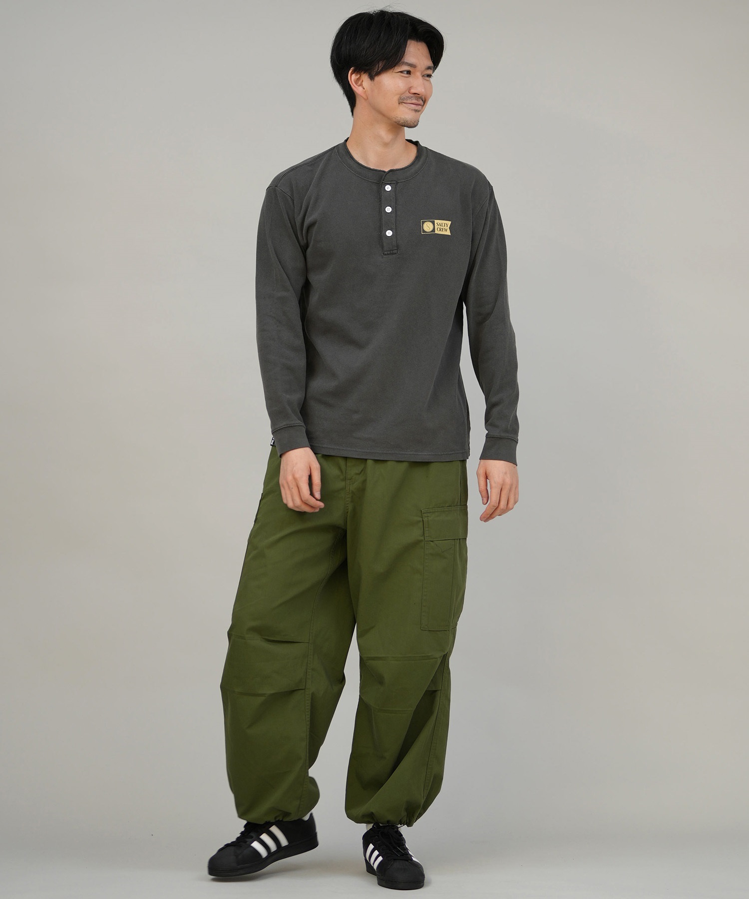 SALTY CREW ソルティークルー 長袖 Tシャツ ロンT メンズ ヘンリー