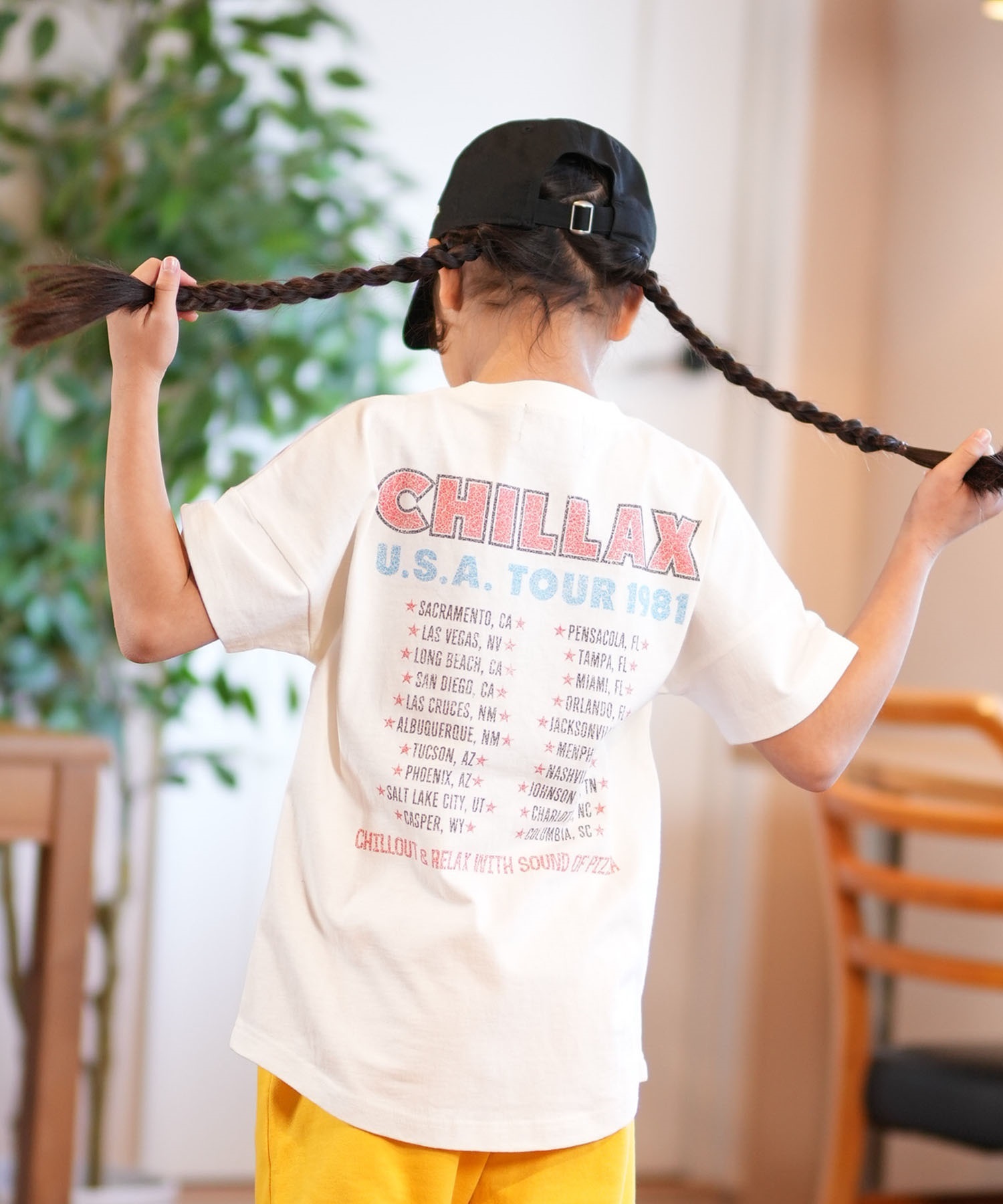 CHILLAX チラックス 半袖 Tシャツ キッズ ジュニア 子供 ヴィンテージ