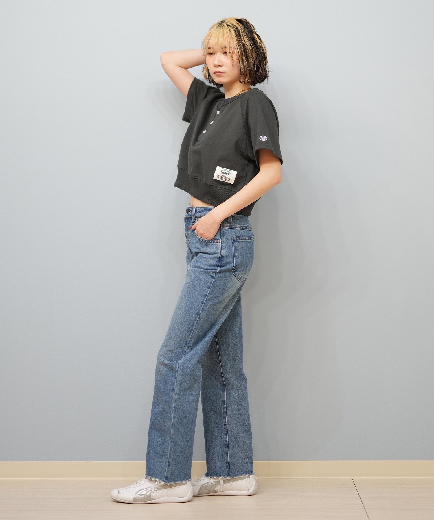 DISCUS ATHLETIC ディスカスアスレチック 半袖 Tシャツ レディース スウェットTシャツ セットアップ 5287-5607(90OT-M)