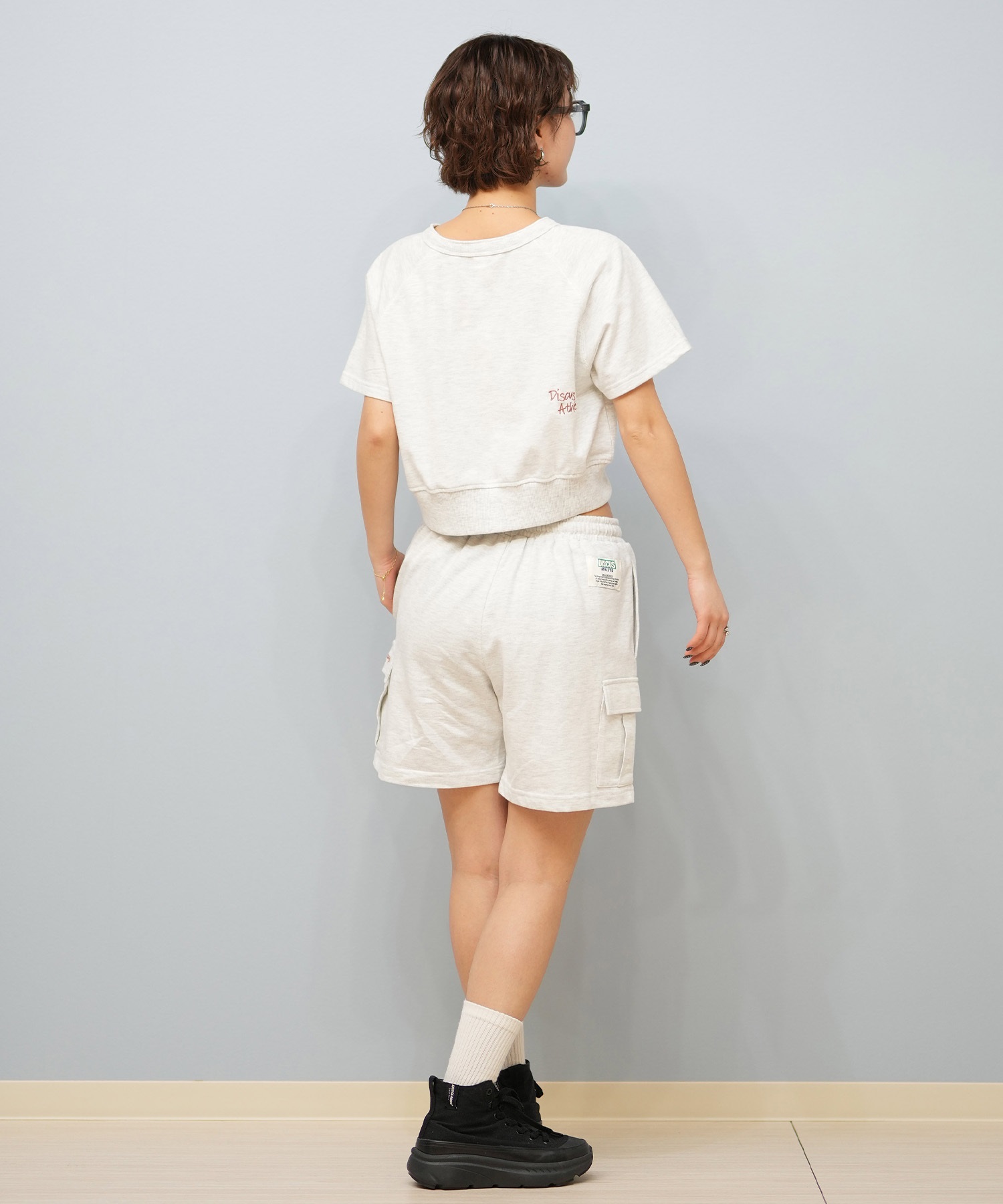 DISCUS ATHLETIC ディスカスアスレチック 半袖 Tシャツ レディース スウェットTシャツ セットアップ 5287-5607(90OT-M)