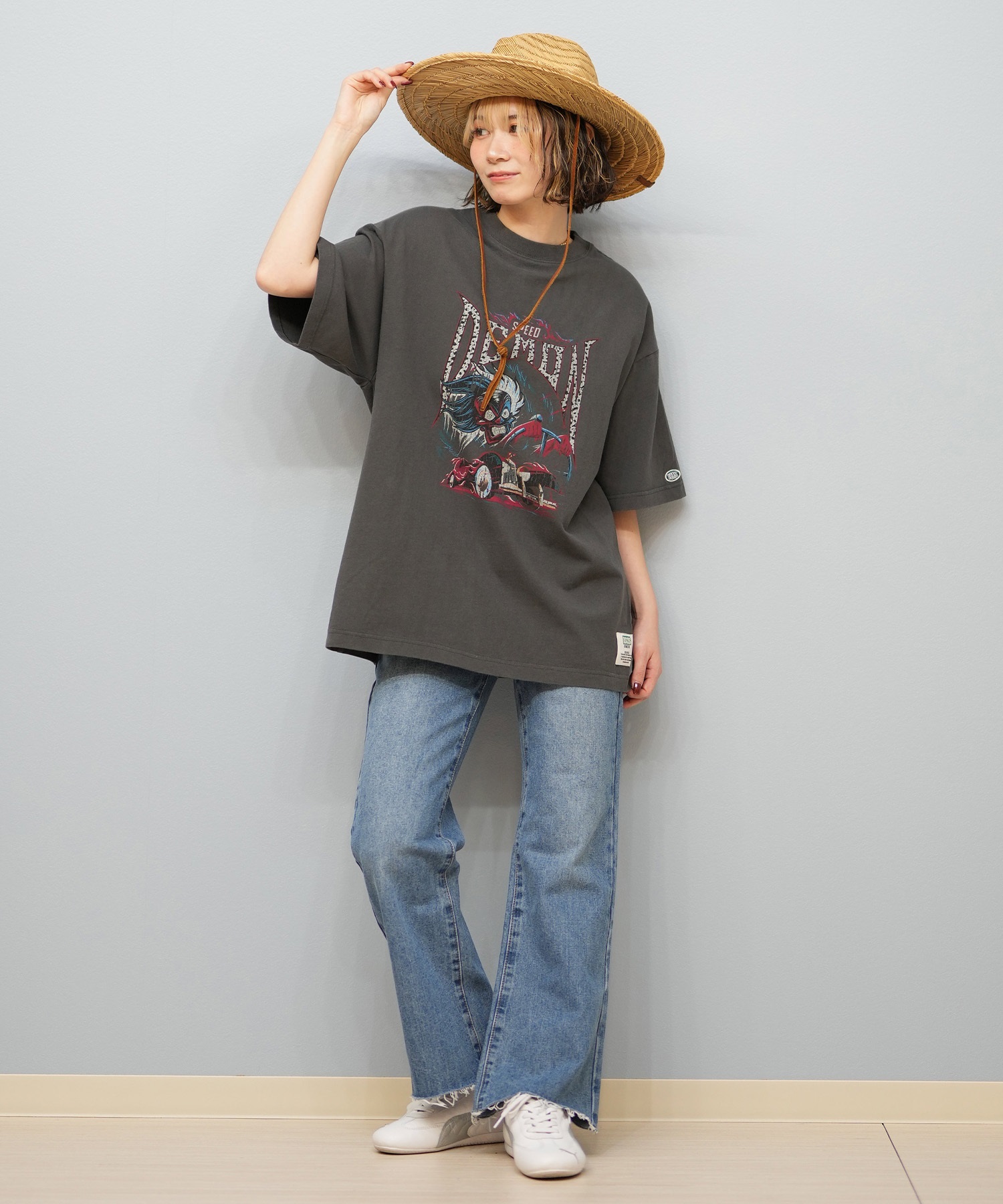 DISCUS ATHLETIC ディスカス アスレチック × Disney Villains ディズニー ヴィランズ コラボ 半袖 Tシャツ レディース 5287-5675(90BK-M)