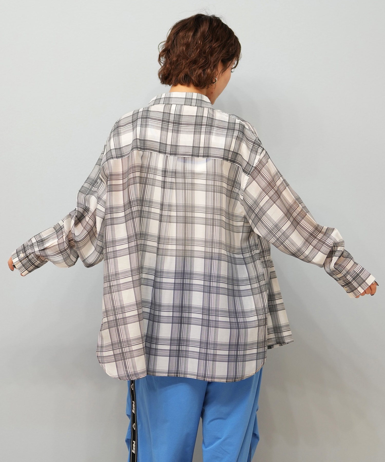 DISCUS ATHLETIC ディスカスアスレチック 長袖 シャツ レディース シアーシャツ オーバーサイズ 5287-5974(08PK-FREE)
