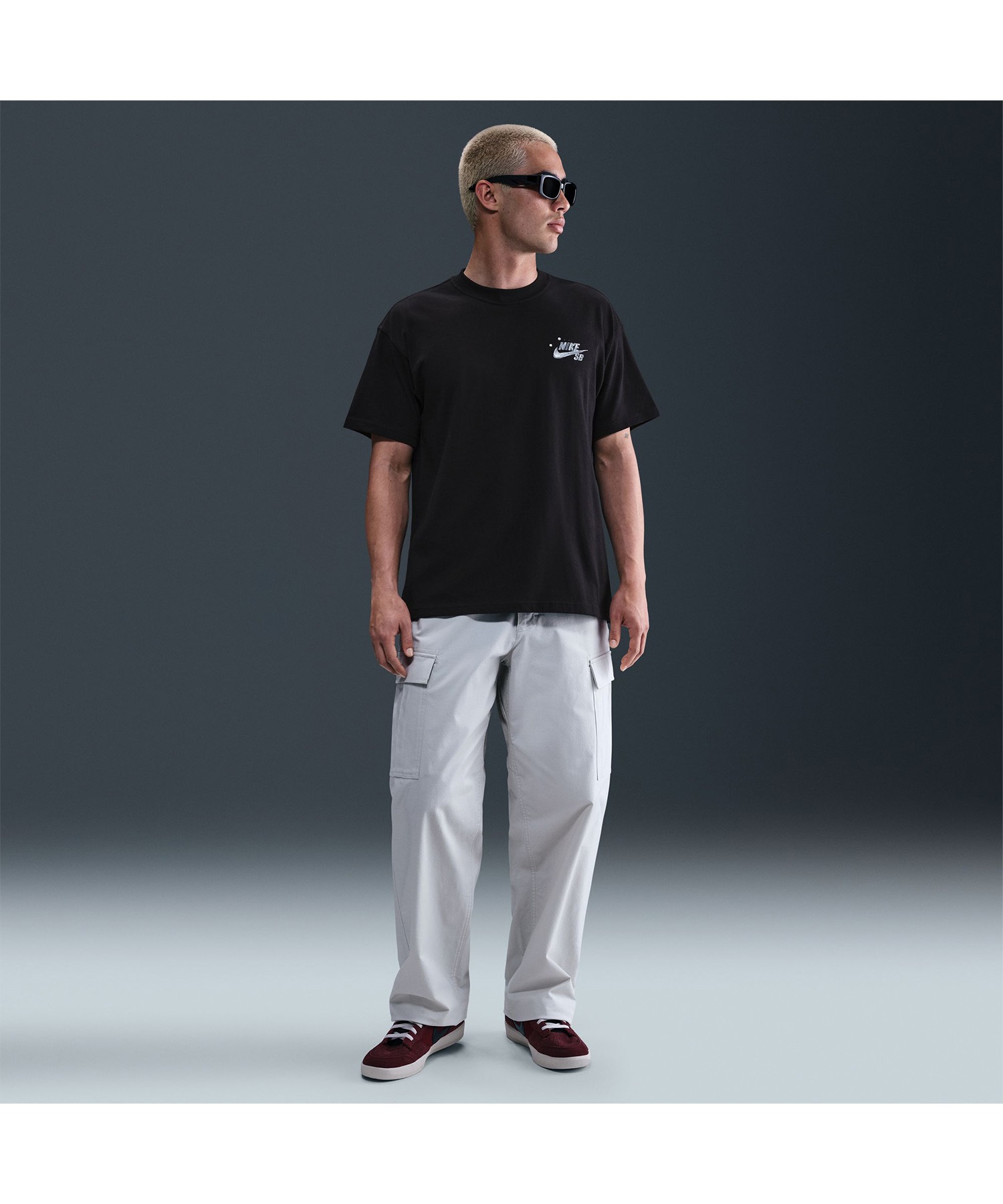 NIKE SB ナイキエスビー 半袖 Tシャツ メンズ バックプリント マックス90 HJ0894-010(010-M)