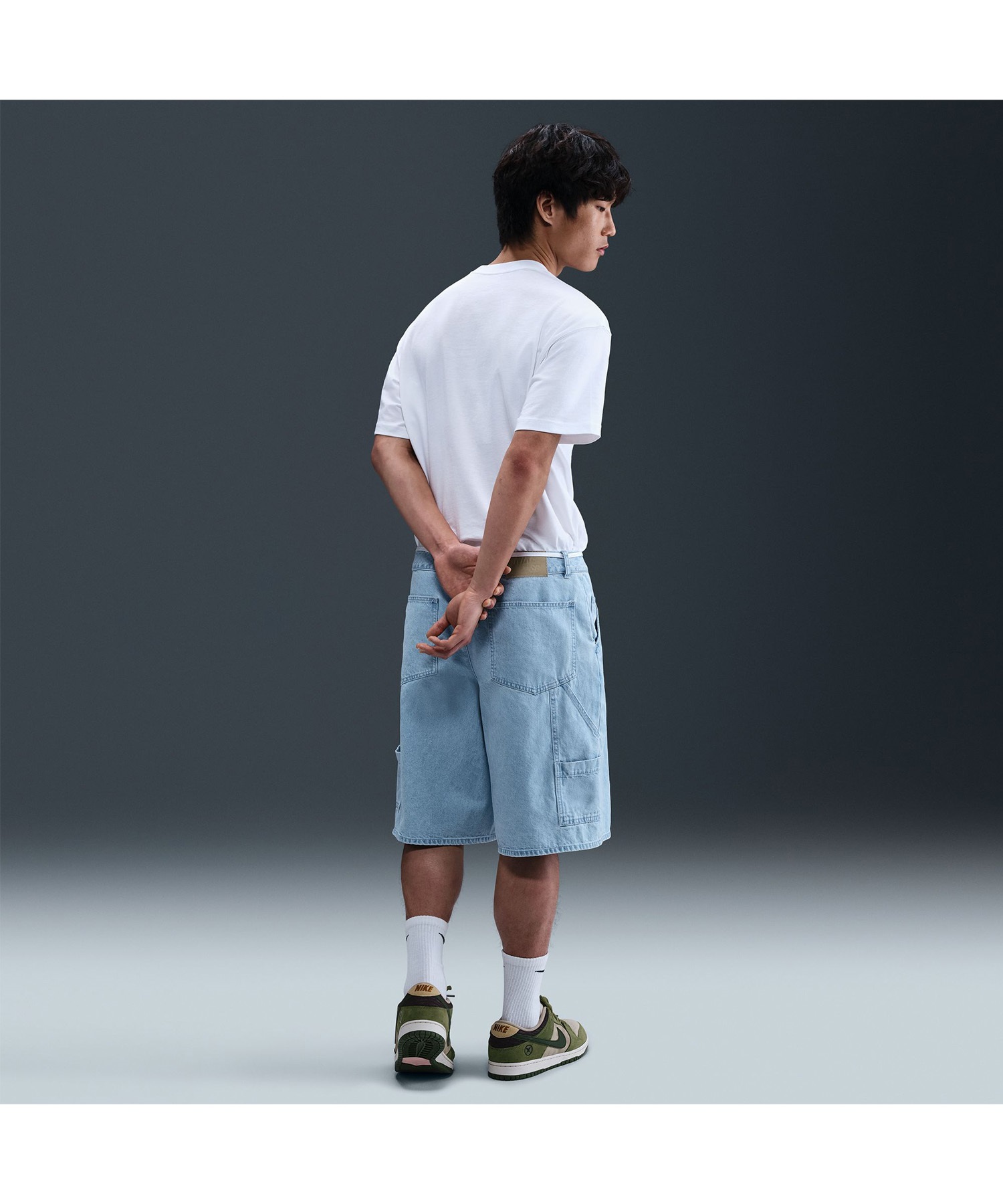 NIKE SB ナイキエスビー 半袖 Tシャツ メンズ バックプリント HJ0897-100(100-M)