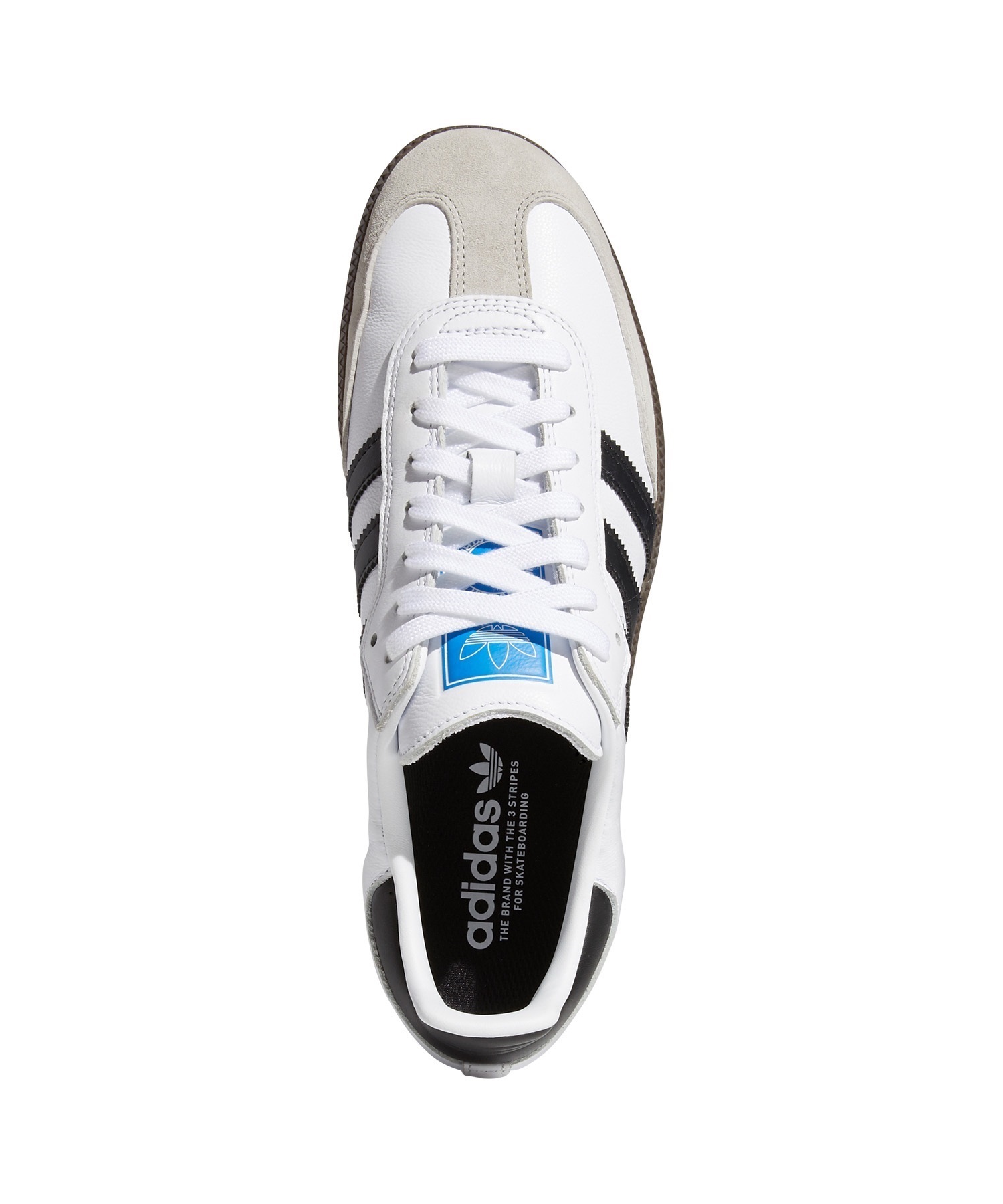 adidas skateboarding アディダス スケートボーディング スニーカー メンズ レディース スケシュー SAMBA ADV サンバ GZ8477 421251907(WHT/BLK-23.0cm)