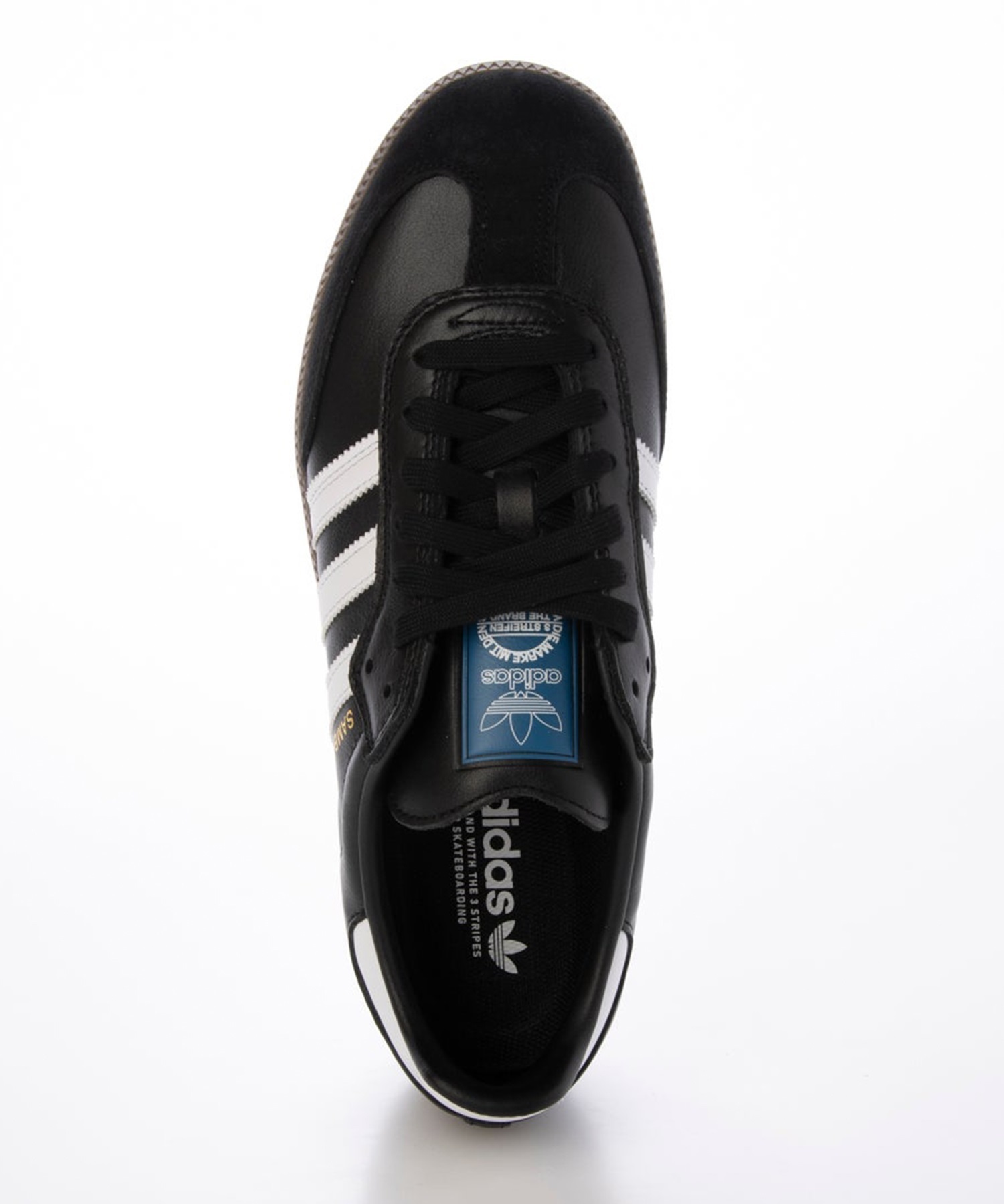 adidas skateboarding アディダス スケートボーディング スニーカー メンズ レディース スケシュー SAMBA ADV サンバ IE3100 421251909(BLK/WHT-23.0cm)