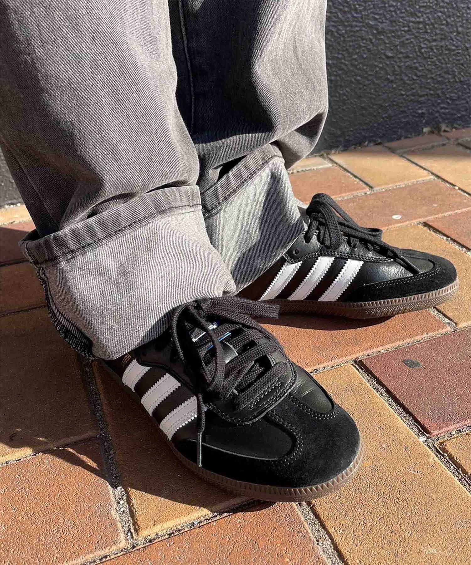 adidas Skateboarding アディダス スケートボーディング スニーカー スケシュー メンズ レディース SAMBA ADV サンバ IE3100 421253947(BKWTG-23.0cm)