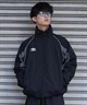 UMBRO アンブロ トラックジャケット メンズ オーバーサイズ セットアップ対応 MD18MSJK01 ムラサキスポーツ限定(BK/CH-S)