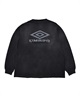 UMBRO アンブロ × Younger Song ヤンガーソング コラボ 長袖 Tシャツ ロンT MD27-LST02B ムラサキスポーツ限定(BLACK-S)
