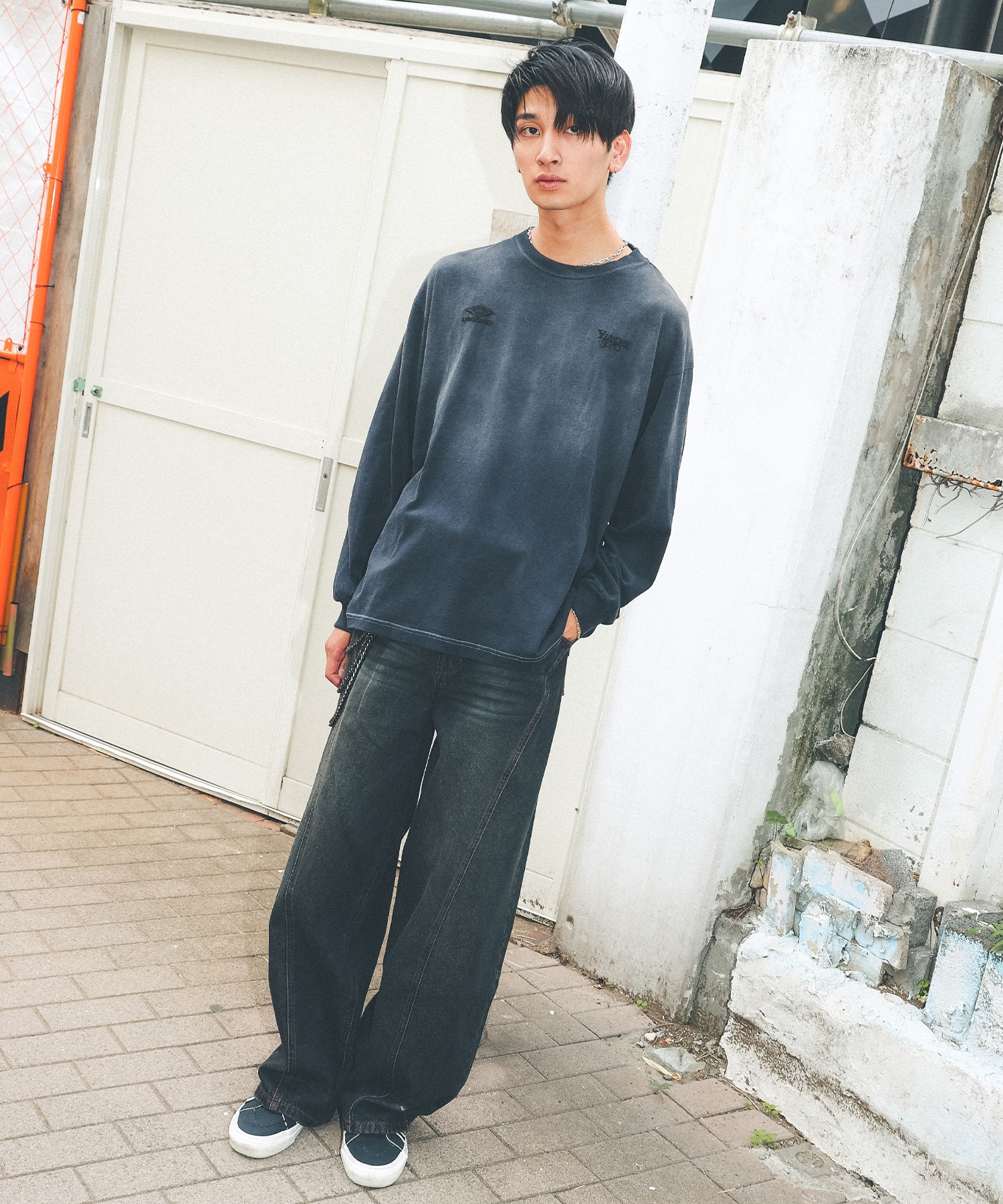 UMBRO アンブロ × Younger Song ヤンガーソング コラボ 長袖 Tシャツ