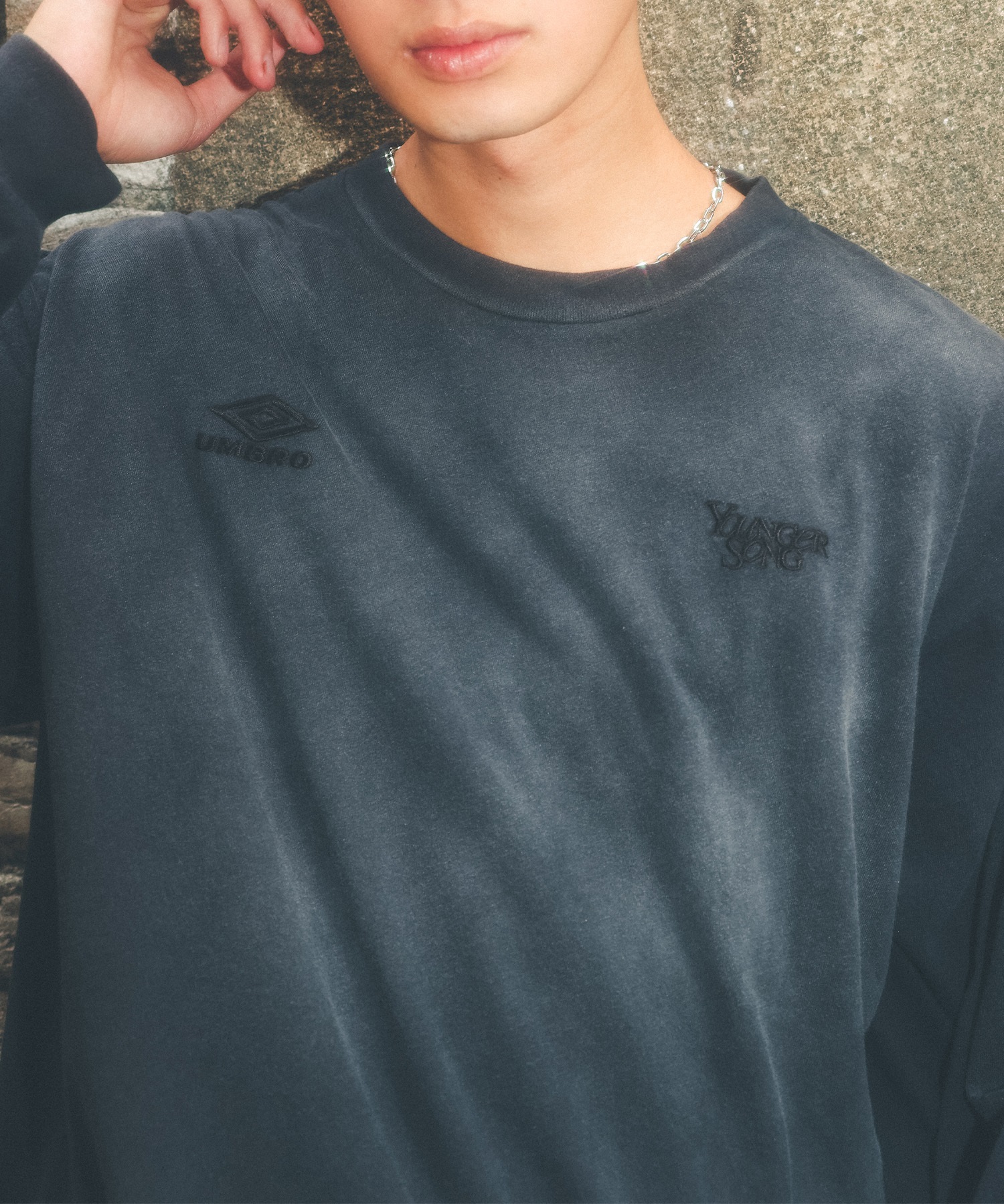 UMBRO アンブロ × Younger Song ヤンガーソング コラボ 長袖 Tシャツ