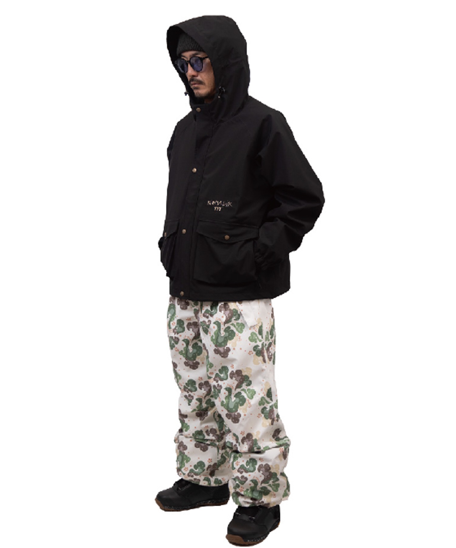 スノーボード 24/25 NOMADIK 777  JKT BLACK 楽天市場】24-25 NOMADIK【ノマディック】777 JACKET