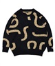 NOMADIK ノマディック WT JACQUARD SWEATER スノーボード ウェア インナーウェア ユニセックス ムラサキスポーツ 25-26モデル MM D4 【2526】(BKGY-M)