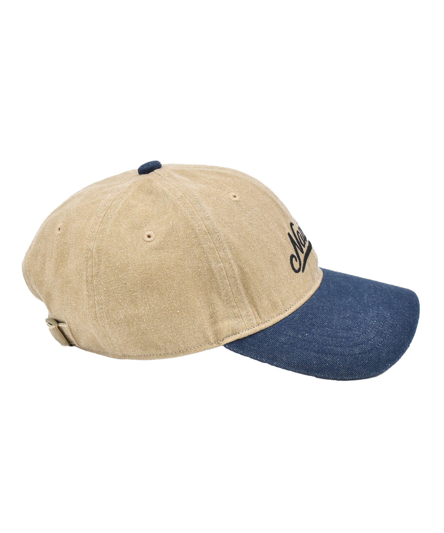 NAUTICA ノーティカ キャップ 帽子 ツートーン デニム生地 ウォッシュ