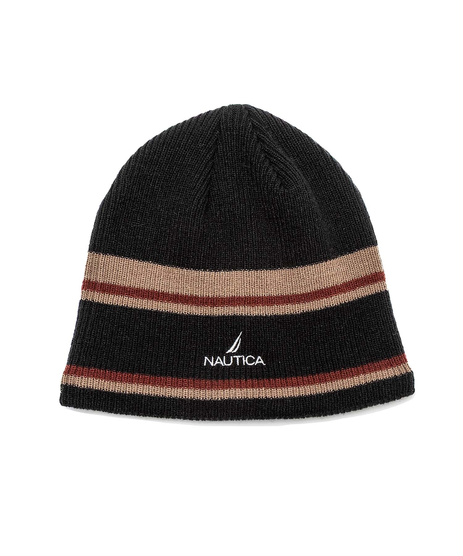NAUTICA ノーティカ ニット帽 ビーニー ニットキャップ LINE KNIT