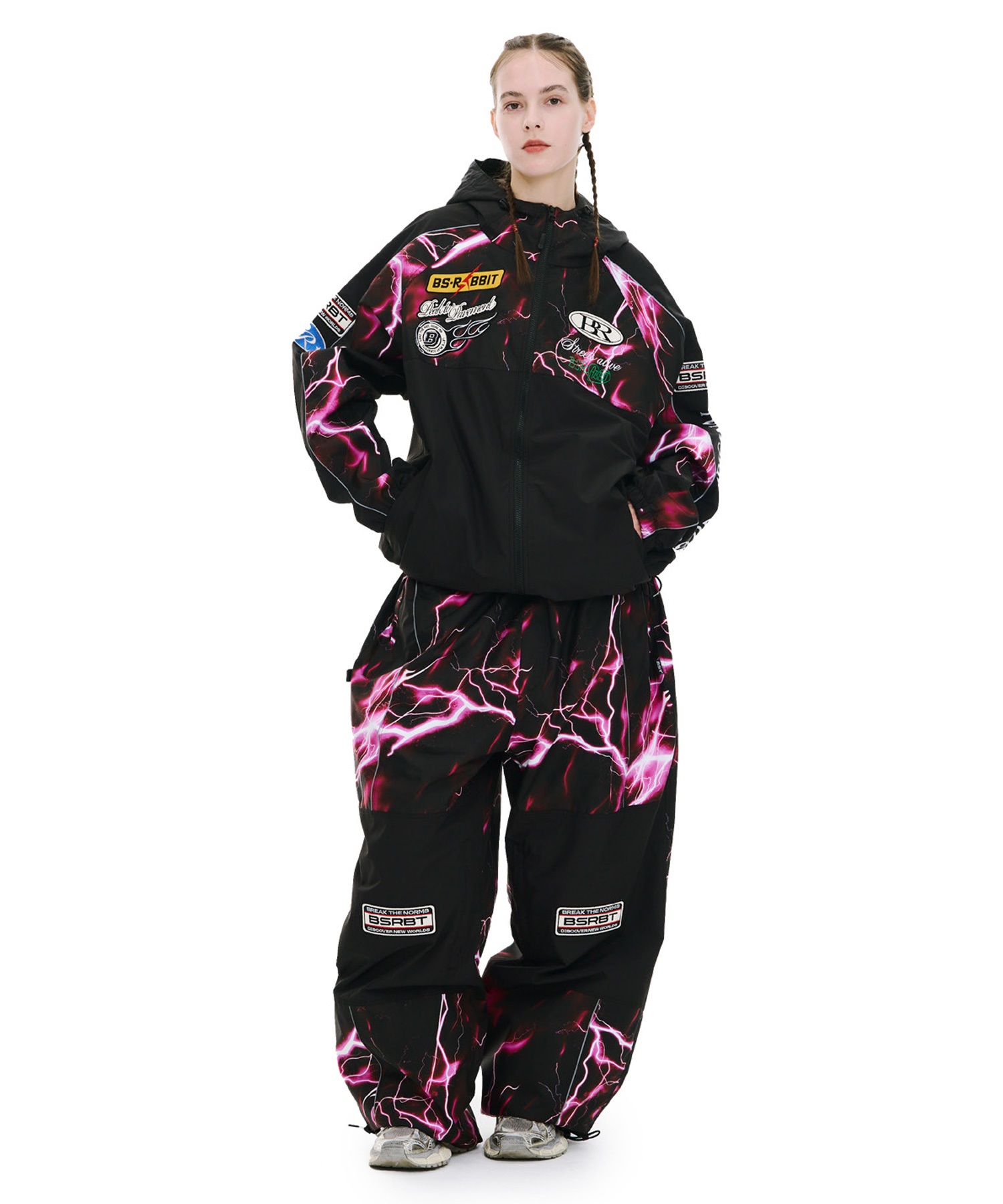 BSラビット　BSRABBITスノーウェア　スノーボードウェア　L BSRABBIT ビーエスラビット スノーボード ウェア ジャケット ユニ