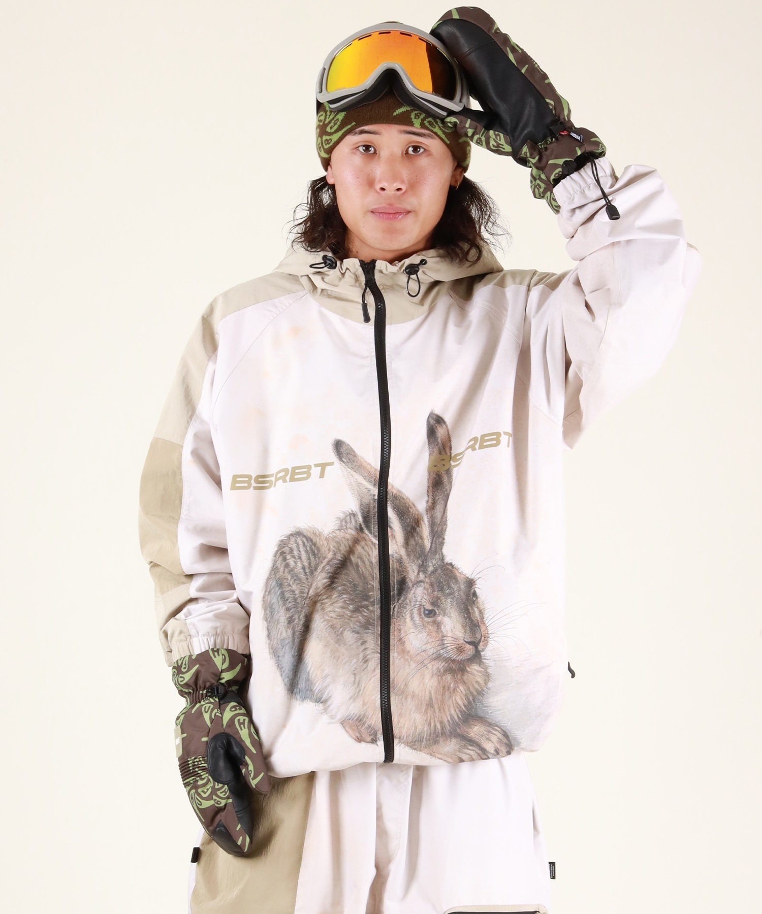 BSRABBIT ビーエスラビット HARE1502 ART PRINT JK スノーボード