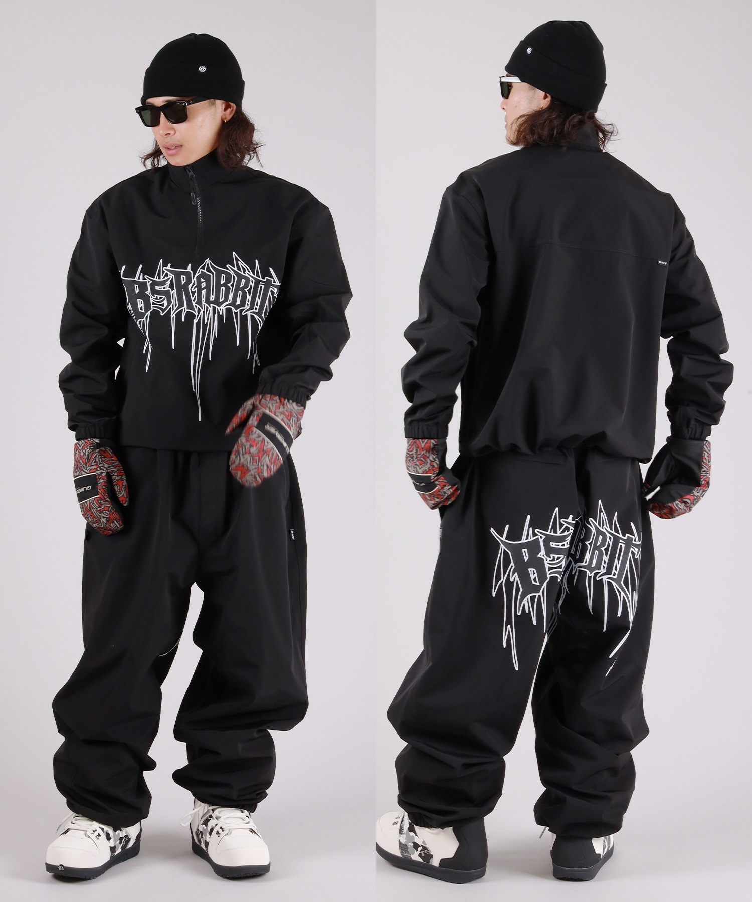 BSRABBIT ビーエスラビット DEATH LOGO 3L ANORAK JK スノーボード