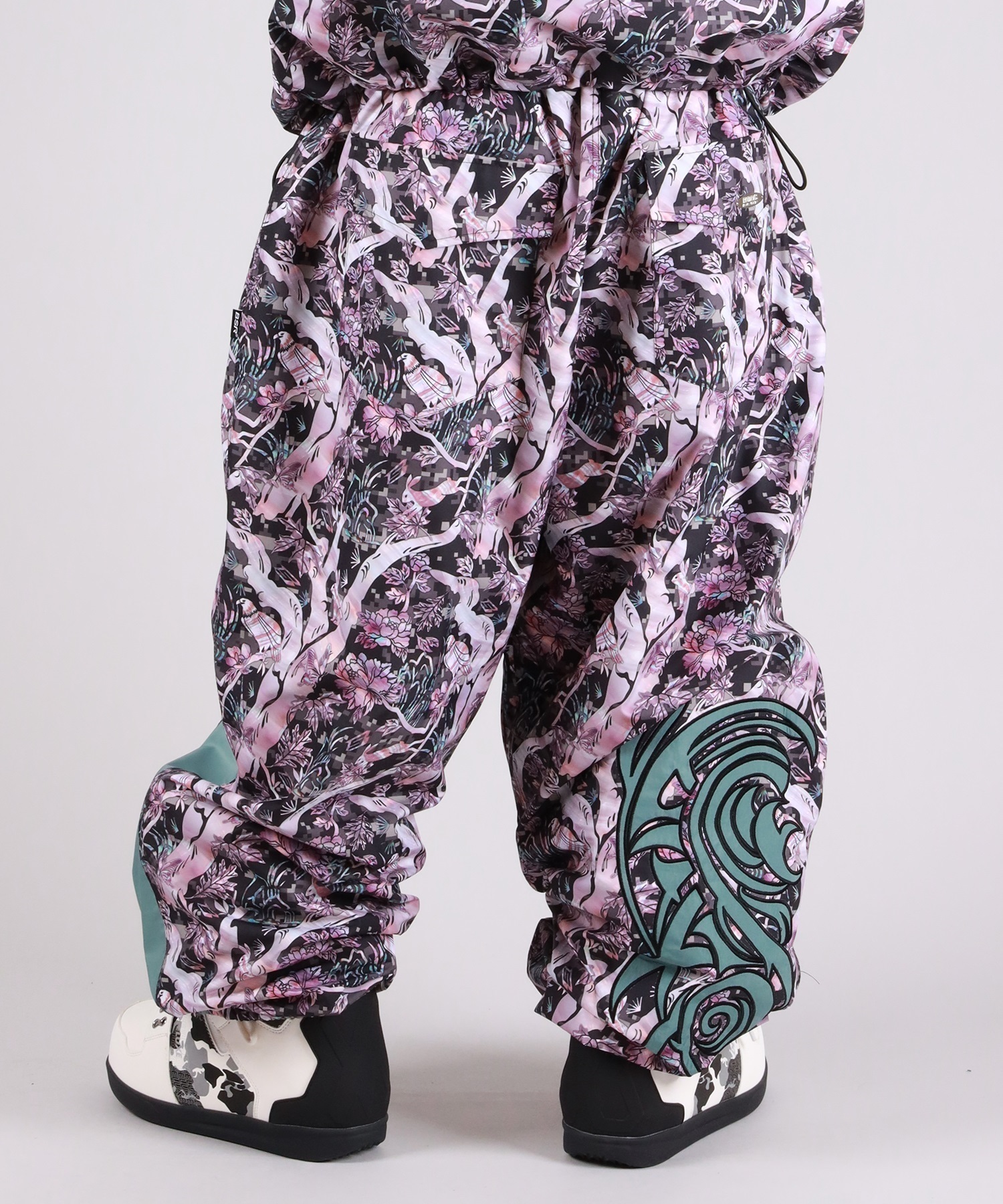 スノーボード Bsrabbit Pink Flame 98 Racing Pants BSRABBIT ビーエスラビット PATCHED UTILITY SP WIDE PT スノーボード
