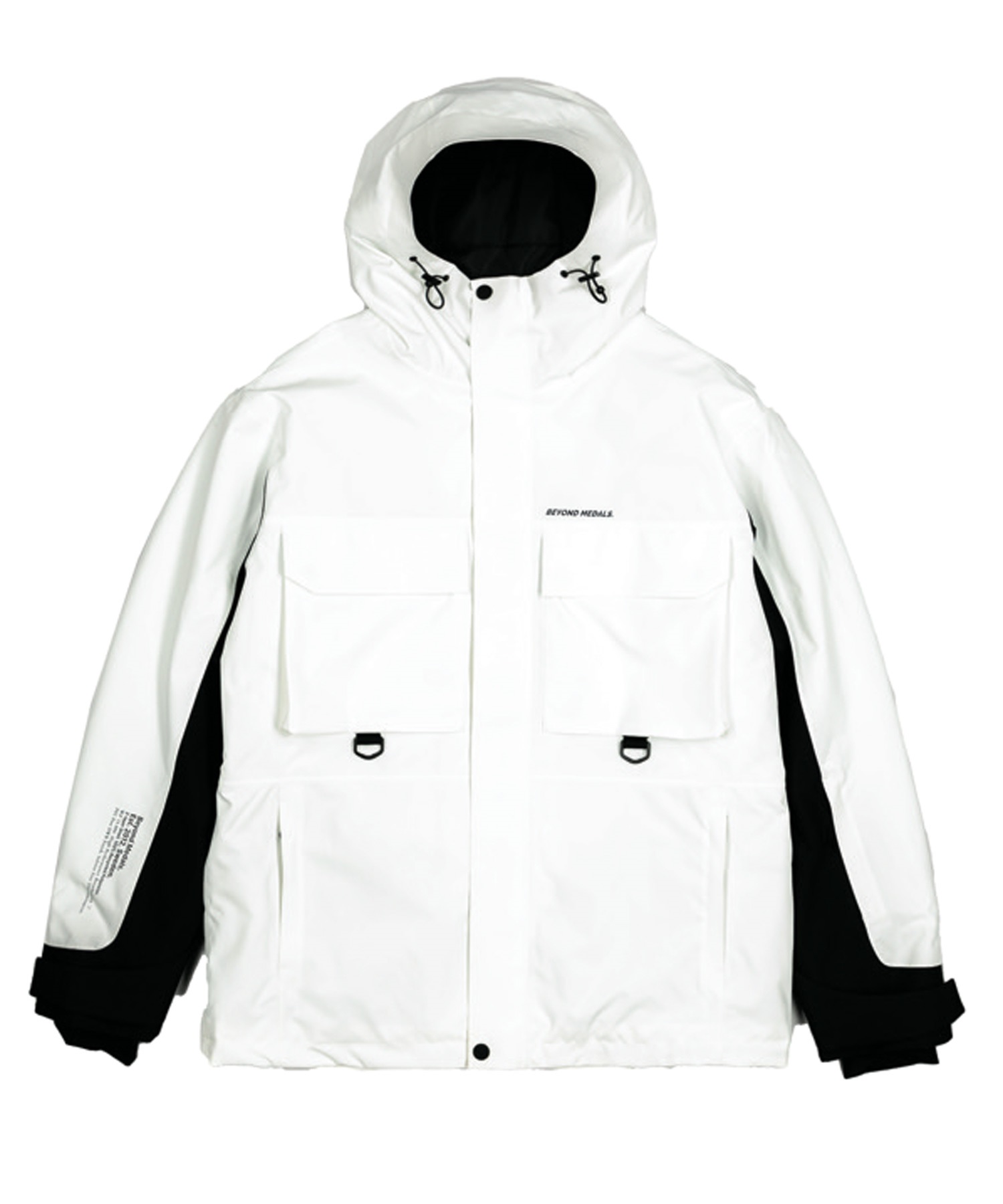 【早期購入/店頭受取対象外】BEYOND MEDALS ビヨンド メダルス スノーボード ジャケット ユニセックス Cargo Jk 2L 23225306 25-26モデル MM D18(WHITE-XS)