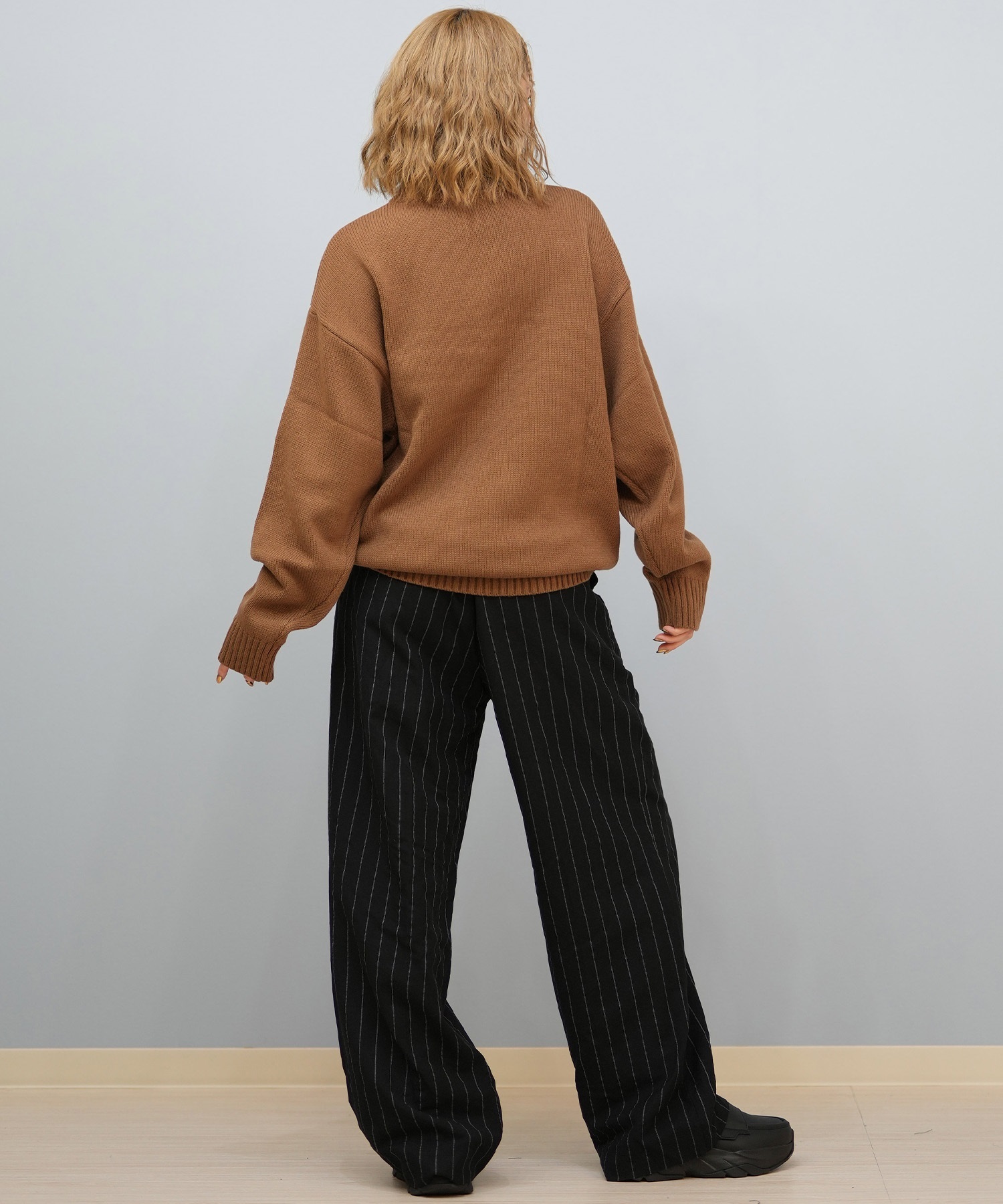 BEVERY HILLS P.C ビバリーヒルズポロクラブ ニット セーター レディース ハーフジップ ニットセーター 5422-9751(28IV-L)