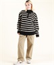 BEVERY HILLS P.C ビバリーヒルズポロクラブ ニット セーター レディース ハーフジップ ニットセーター 5422-9751(28IV-L)