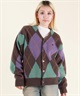 BEVERY HILLS P.C ビバリーヒルズポロクラブ ニット セーター カーディガン レディース チェック 5487-6751(15BR-M)