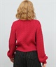 BEVERY HILLS P.C ビバリーヒルズポロクラブ ニット セーター レディース クロップド丈 ショート丈 ケーブル編み 5487-6752(01RD-M)