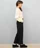BEVERY HILLS P.C ビバリーヒルズポロクラブ ニット セーター レディース クロップド丈 ショート丈 ケーブル編み 5487-6752(01RD-M)