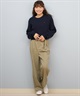 BEVERY HILLS P.C ビバリーヒルズポロクラブ ニット セーター レディース クロップド丈 ショート丈 ケーブル編み 5487-6752(01RD-M)