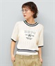 BEVERY HILLS P.C ビバリーヒルズポロクラブ 半袖 Tシャツ レディース ケーブルニットTシャツ 5287-5750(09OF-M)