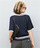 BEVERY HILLS P.C ビバリーヒルズポロクラブ 半袖 Tシャツ レディース ケーブルニットTシャツ 5287-5750(09OF-M)
