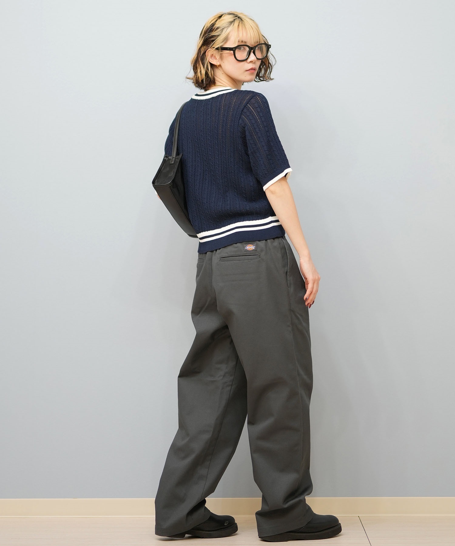 BEVERY HILLS P.C ビバリーヒルズポロクラブ 半袖 Tシャツ レディース ケーブルニットTシャツ 5287-5750(09OF-M)