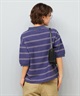 BEVERY HILLS P.C ビバリーヒルズポロクラブ 半袖 ポロシャツ レディース ワンポイント ボーダー 5287-5752(09OF-M)
