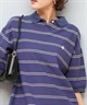 BEVERY HILLS P.C ビバリーヒルズポロクラブ 半袖 ポロシャツ レディース ワンポイント ボーダー 5287-5752(09OF-M)