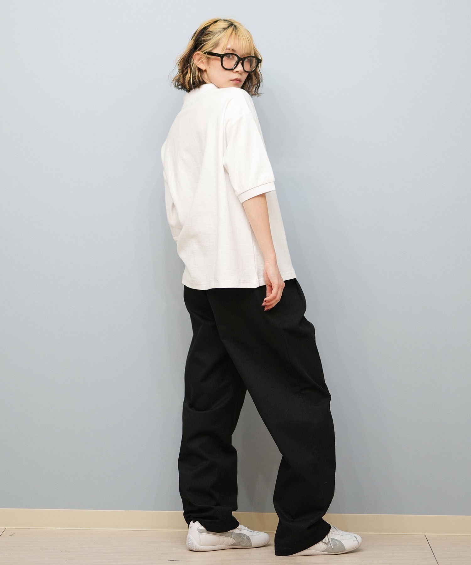 BEVERY HILLS P.C ビバリーヒルズポロクラブ 半袖 ポロシャツ レディース ワンポイント ボーダー 5287-5752(09OF-M)