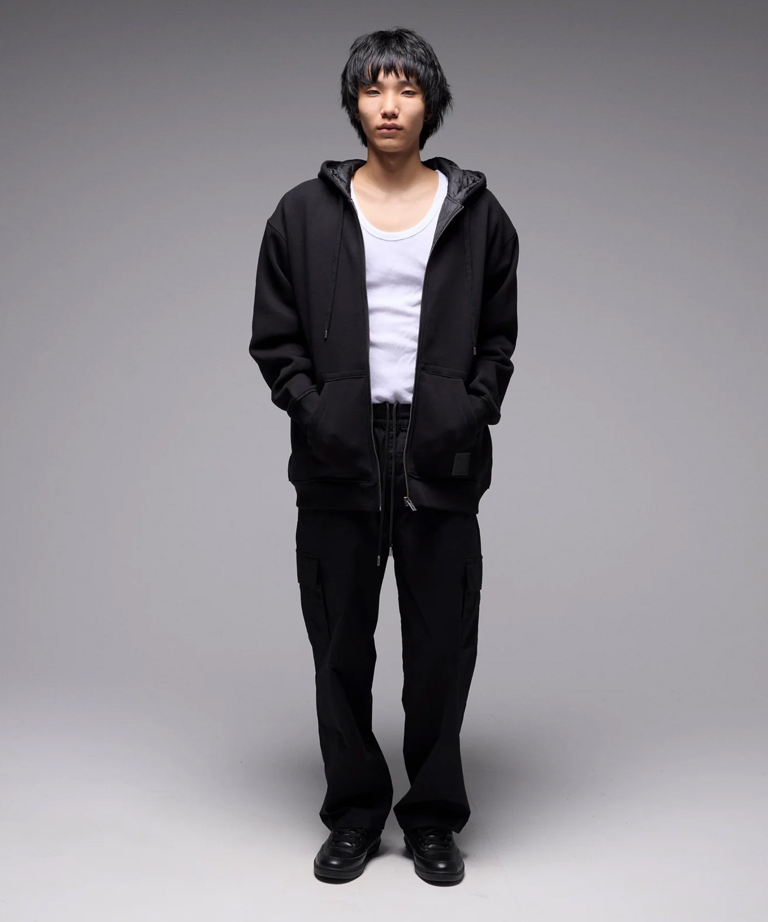 FORMER フォーマー ジップアップ パーカー ジャケット メンズ シンプル