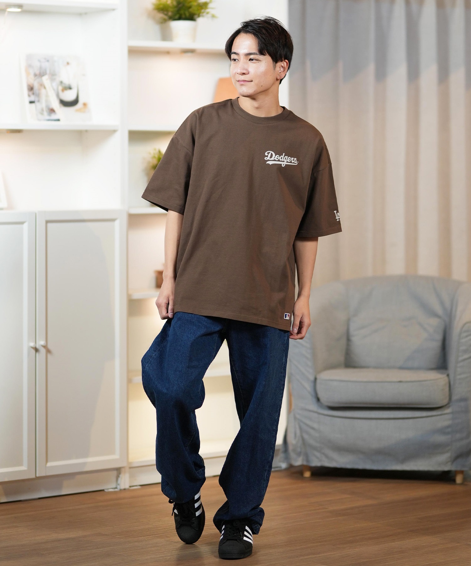 Fanatics ファナティクス 半袖 Tシャツ ロサンゼルス・ドジャース 大谷翔平 背番号 ML0125SS0011 ムラサキスポーツ限定(WHBK-M)