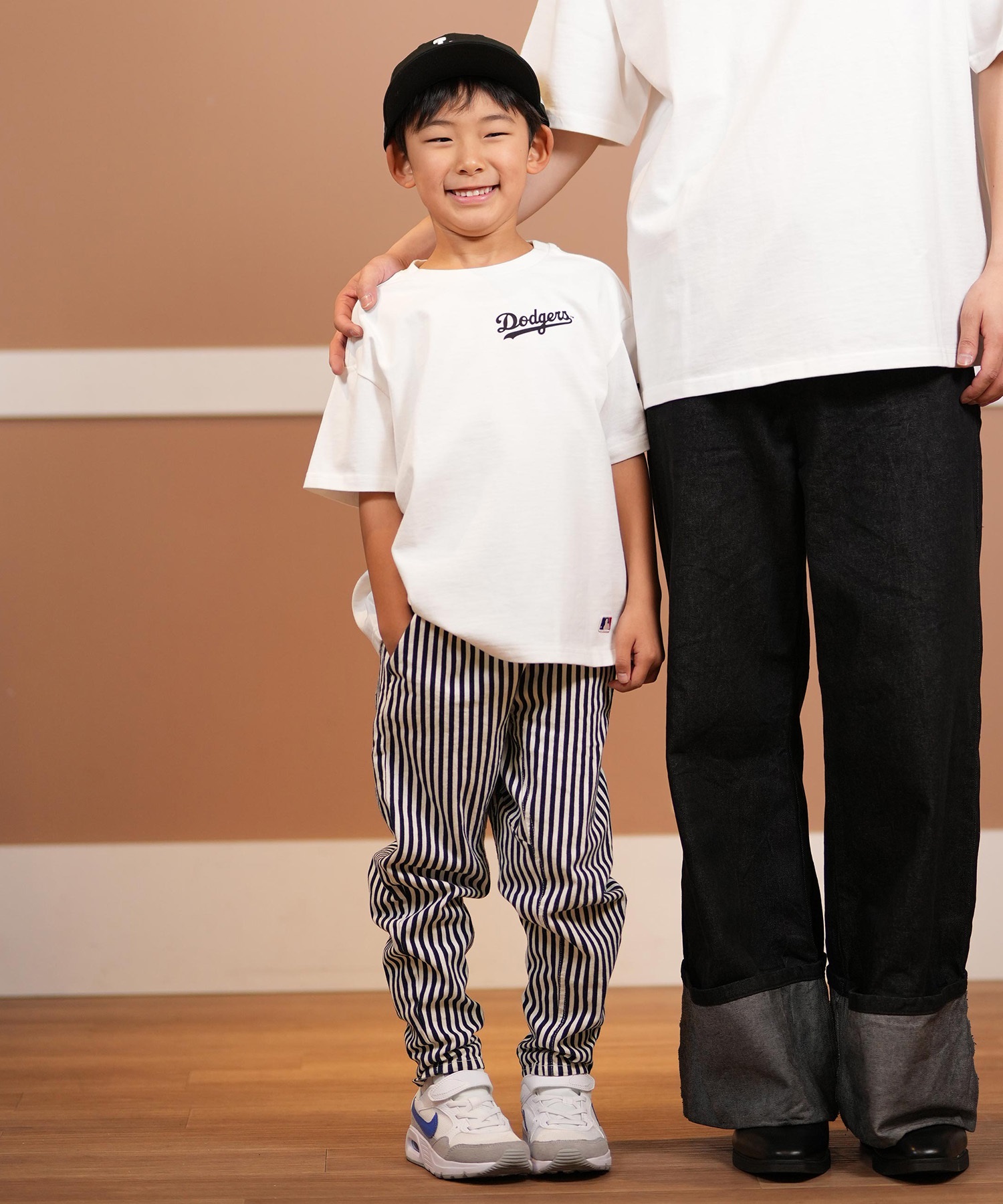 Fanatics ファナティクス キッズ 半袖 Tシャツ ロサンゼルス・ドジャース 大谷翔平 背番号 ML0125SS0011 ムラサキスポーツ限定(WHBK-130cm)