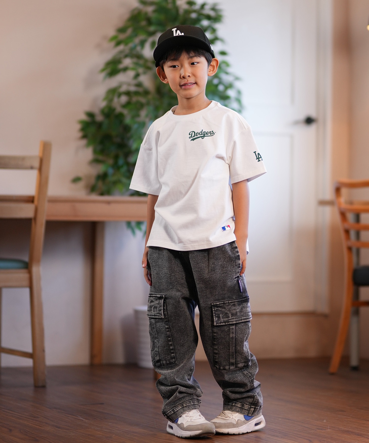 Fanatics ファナティクス キッズ 半袖 Tシャツ ロサンゼルス・ドジャース 大谷翔平 背番号 ML0125SS0011 ムラサキスポーツ限定(WHBK-130cm)