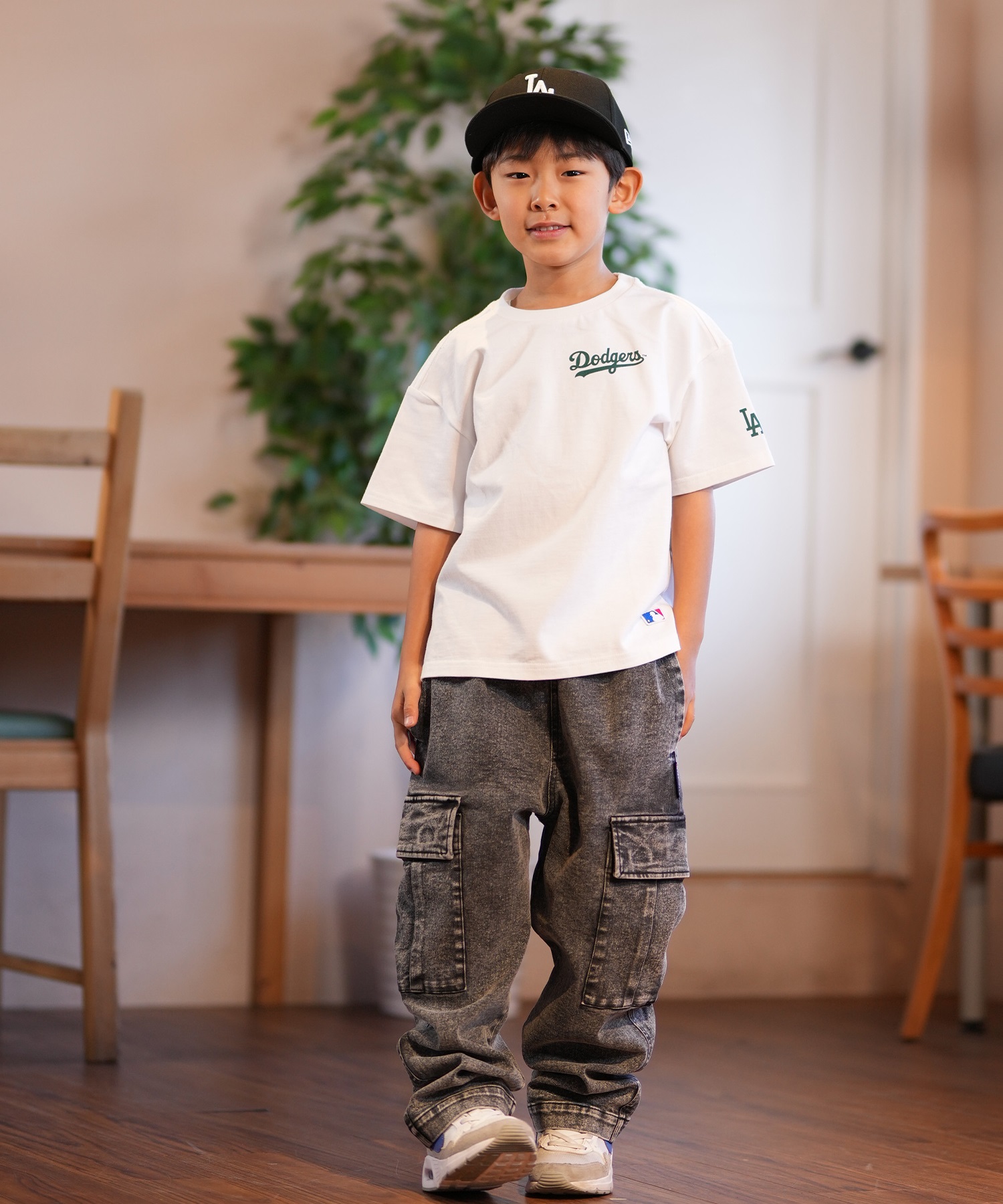 Fanatics ファナティクス キッズ 半袖 Tシャツ ロサンゼルス・ドジャース 大谷翔平 背番号 ML0125SS0011 ムラサキスポーツ限定(WHBK-130cm)