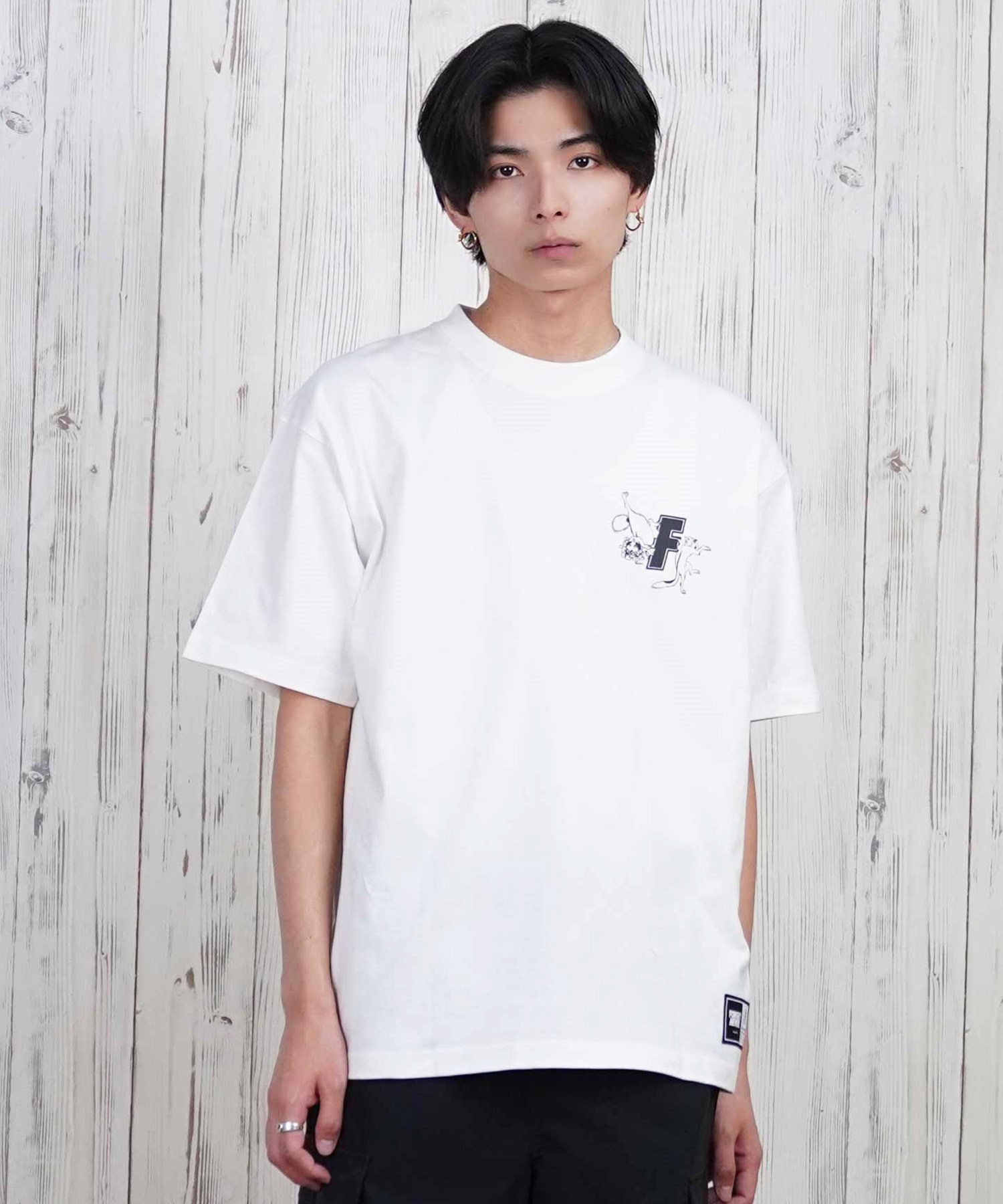 FORGET NEVER フォーゲットネバー 半袖 Tシャツ メンズ バックプリント