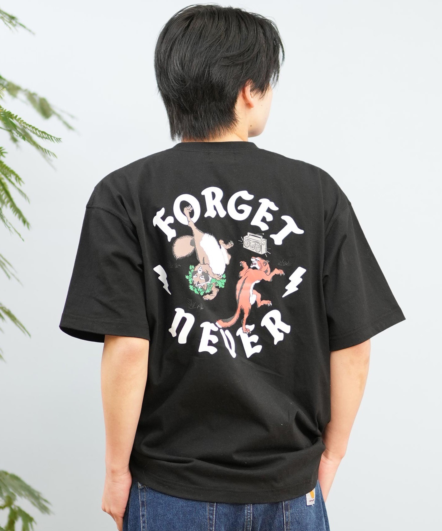 新品タグ付き完売限定色テクノ重鎮ウェザオール先生フロントプリントMグレーTシャツ 門倉太久斗/22世紀ジェダイ slash shirt blue / TXA-TENGA by