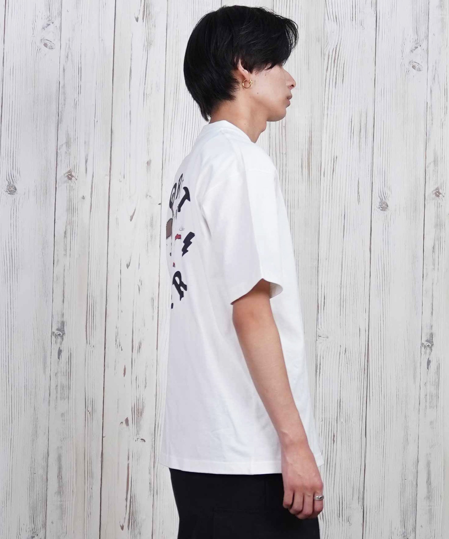 FORGET NEVER フォーゲットネバー 半袖 Tシャツ メンズ バックプリント