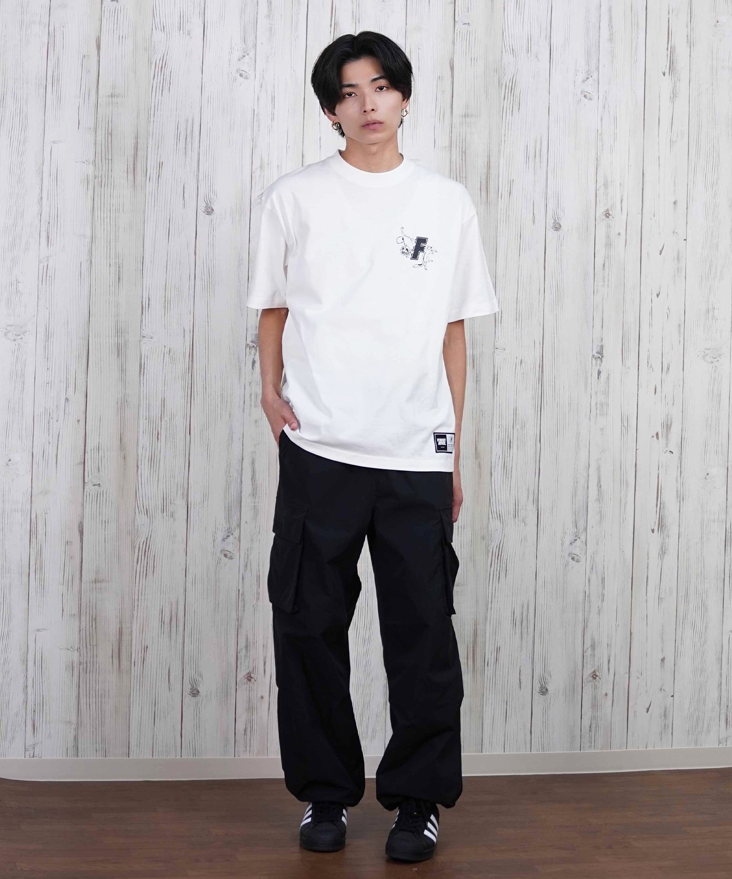 FORGET NEVER フォーゲットネバー 半袖 Tシャツ メンズ バックプリント